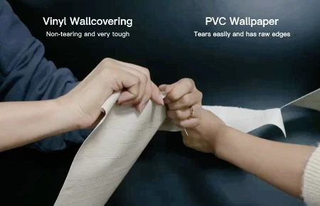 Wallcovering Tear resistance test